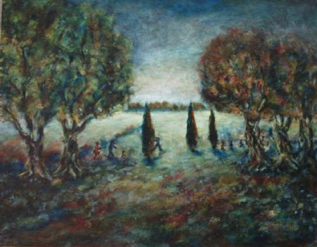 Famille &agrave; la campagne